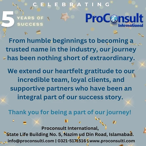 Celebrating 5 Years of Excellence and Growth	