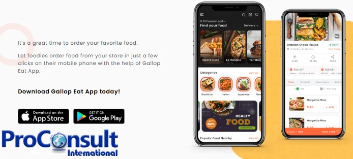 Gallopeats Android App – Revolutionizing the Food Ordering Experience	