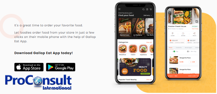 Gallopeats Android App – Revolutionizing the Food Ordering Experience