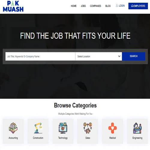 Pakmuash Job Portal: Bridging Employers and Job Seekers	